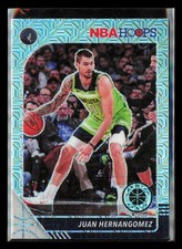 2019-20 Hoops Premium Stock #163 Juan Hernangomez Prizms Silver Mojo