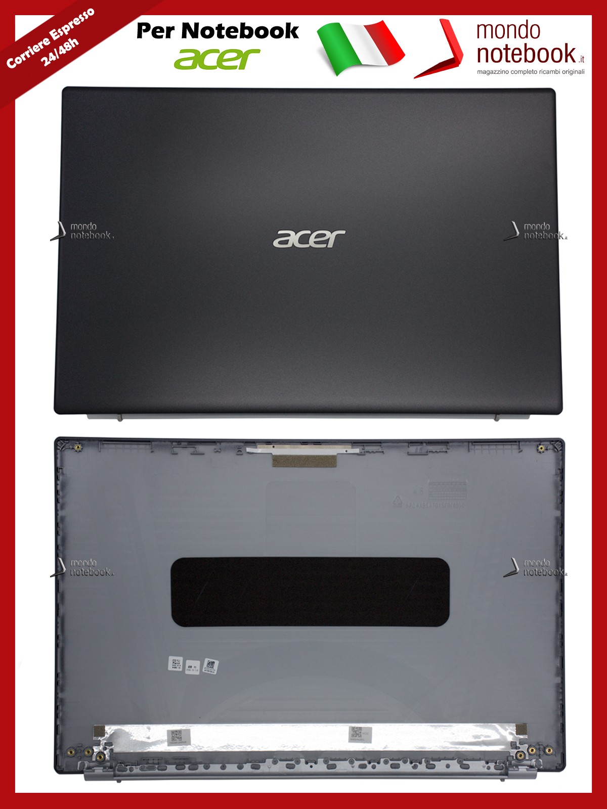 DS Cover LCD Acer Extensa EX215-32 EX215-54 EX215-54G (Black)
