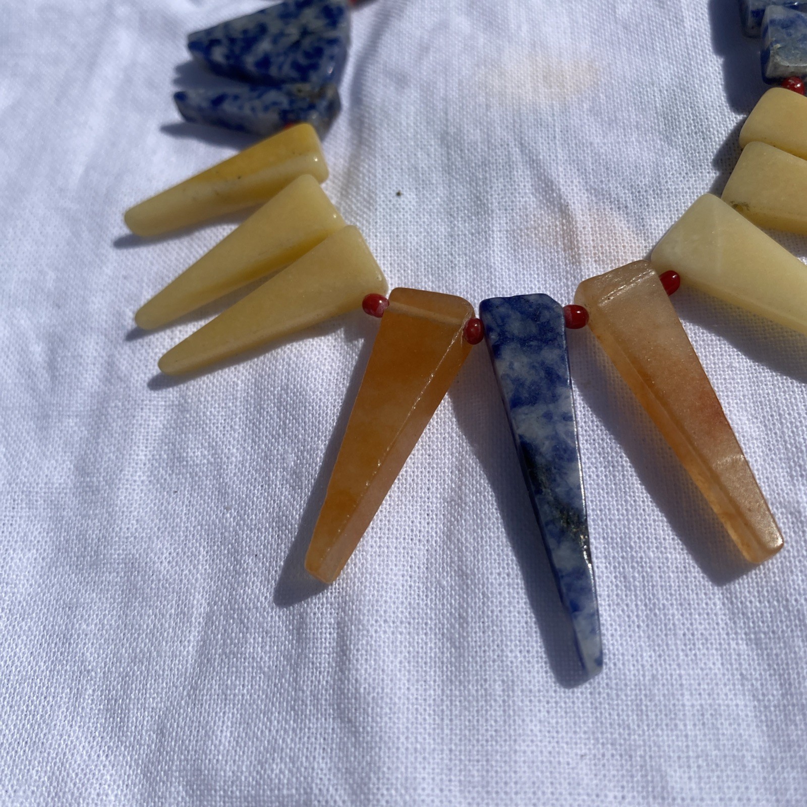 GEOMETRIC SHAPE MUTED  MULTI COLORED TRIANGULAR P… - image 4