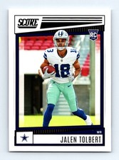 #385 2022 Score Jalen Tolbert RC Dallas Cowboys
