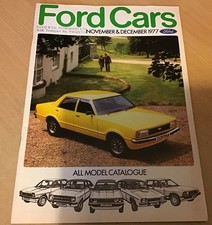 Ford Cars November-December 1977 UK range Brochure ref FA221/32