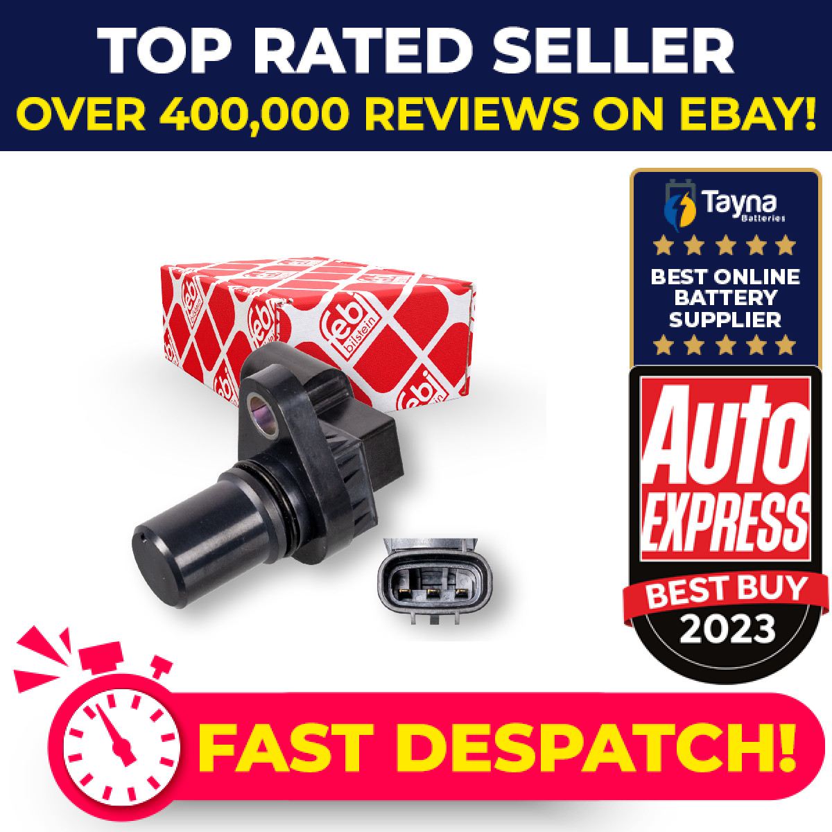 RPM / Crankshaft Sensor 108248 Febi 3322080G00 Genuine Top Quality Guaranteed