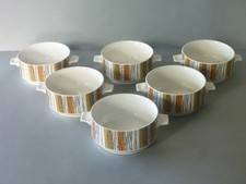 Midwinter Sienna Soup Bowl - 6 Soup Bowls Handled - Retro Vintage Mid Century