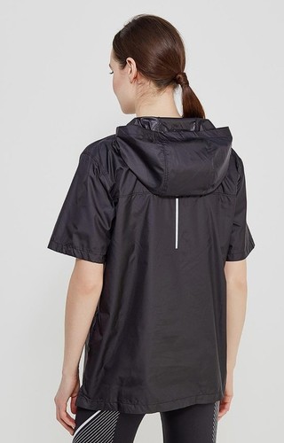 Nike Damen Shield Jacke Anorak Sportjacke, Schwarz/Reflective, M - Bild 2 von 2