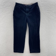 Polo Ralph Lauren Pants Mens 38x30 Navy Blue Wide Wale Corduroy Classic Preppy