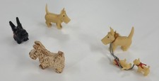 Lot of 4 Vintage Scottie Dog Figurines Terrier
