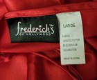 VTG NWOT FREDERICK'S OF HOLLYWOOD Nightie Chemise Slip Dress Red Satin Large — photo 9