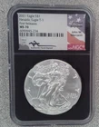 2021 Type 1 BU American Silver Eagle NGC MS70 Mercanti (234)