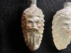 3x-Vintage German Santa On A Pinecone Ornament Christmas Blown Mercury Glass — photo 2