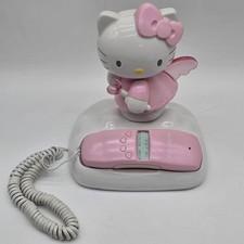 Vintage Hello Kitty Phone Fairy Corded Telephone Landline Pink Sanrio Caller ID