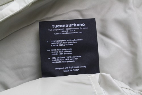 TUCANO URBANO Giacca Donna Padded Beige Impermeabile Mercoledi XS - Foto 7 di 9