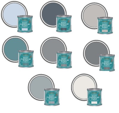 Rust-Oleum abwaschbar matt Möbelfarbe Mustertester 125ml - Farbe wählbar