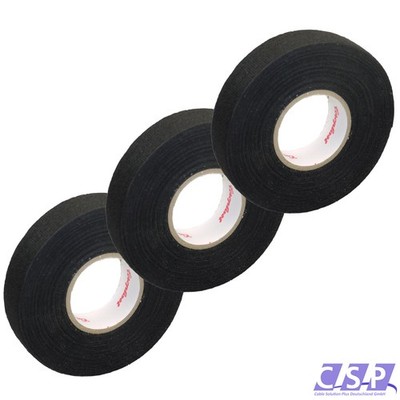 (0,16 /m)  3xTape Klebeband Gewebeband Coroplast 19mm x 25m Tapeband Isolierband