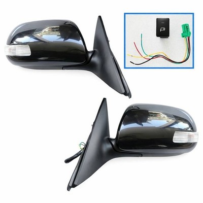 New LED Auto Power Fold Mirror Set For 2007~2011 Toyota Camry L & R Paintable