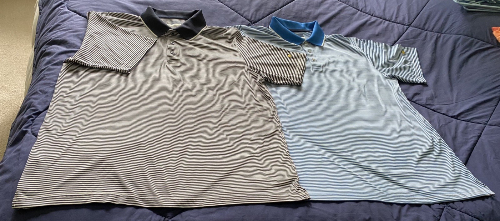 GREG NORMAN / JACK NICKLAUS MENS GOLF POLO S. SLEEVE SHIRTS 2XL PLAY &  STAY DRY image 10