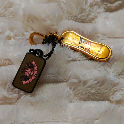 VINTAGE Juicy Couture Limited Edition Gold ''Snow Bored'' Snowboard Charm Y2K Rare