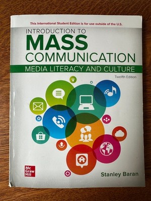 Introduction to Mass Communication 12th Edition Stanley Baran 2023 McGraw Hill