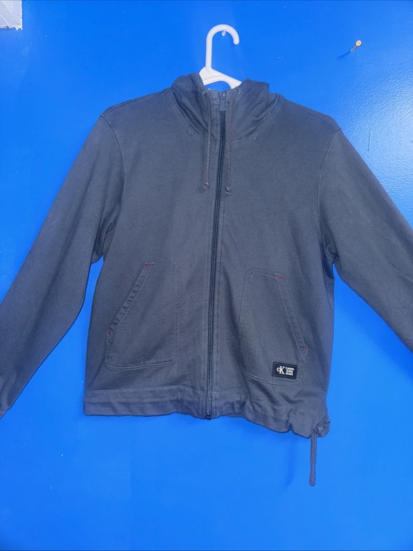 Calvin Klein Jeans Women’s Sweatshirt Grey Zip Up
