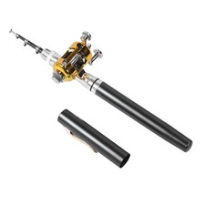 Miniature Pen Fishing Rod Lightweight Pocket Size Fishing Rod For Outdoor