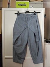 Mega Coole Nadelstreif Jeans mit Doppelbund u seitl. Überschlag 38- kl. 42