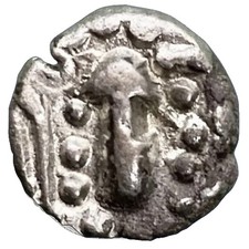 Ancient India Indo Sassanian 1 Drachm Coin 1050-1300 Gadhaiya Northern Dyn  A