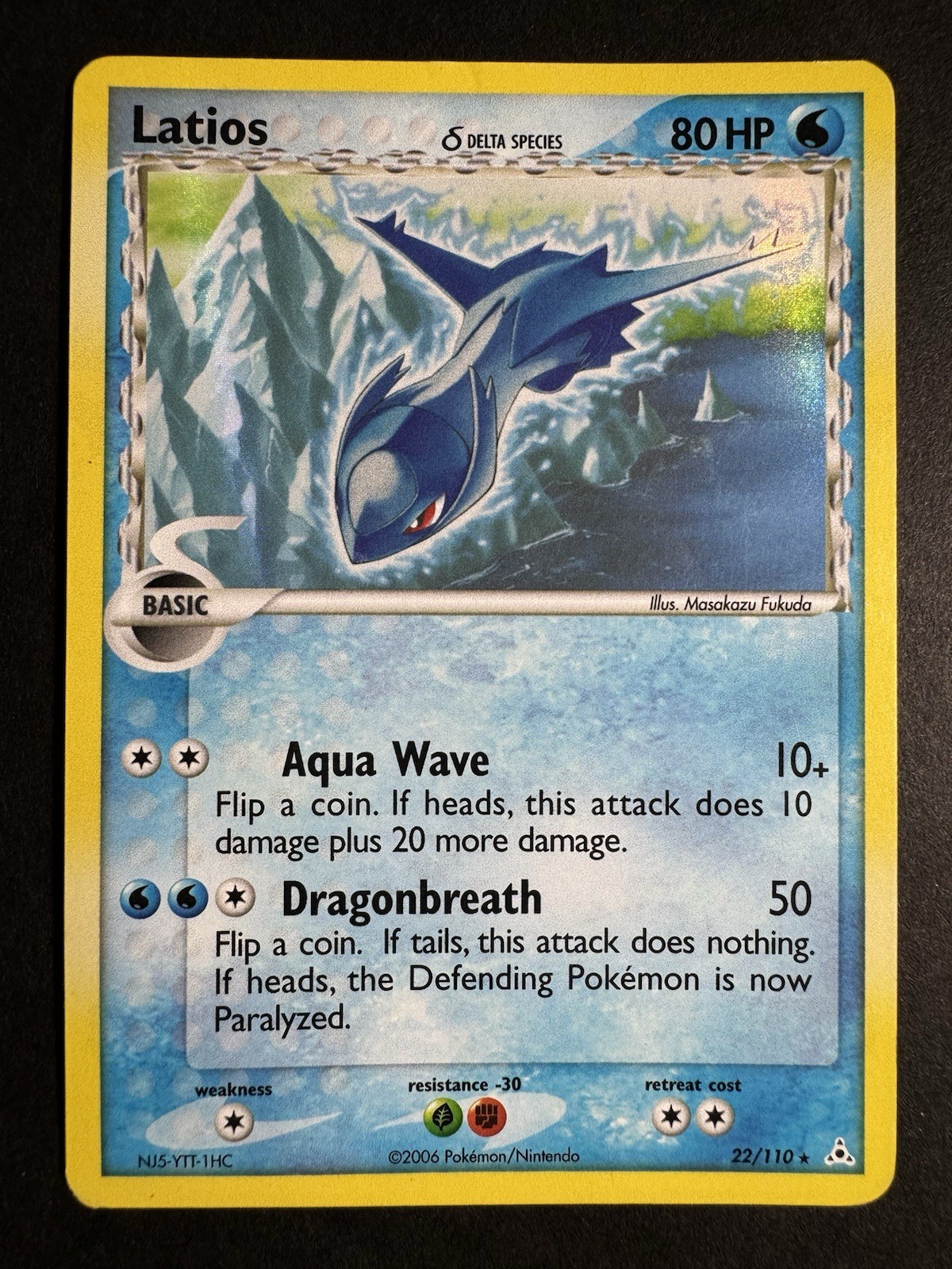 Pokemon Latios 22/110 Holon Phantoms Holo Rare Card HP