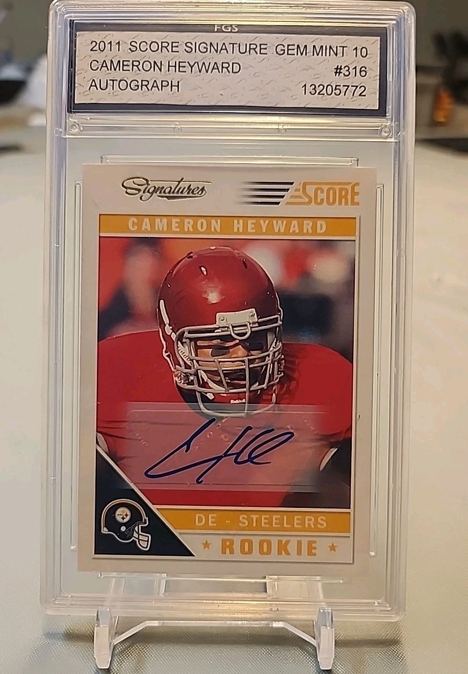 Cameron Heyward Panini Score Signatures #316 Base