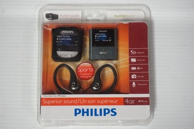 Philips GoGear Raga Digital Media MP3 Player - 4GB  - Model #SA2RGA04KS/37  NIP