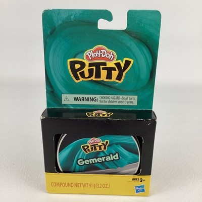 Play-Doh Putty Gemerald Fluffy Slime Squeeze Stretch Squish 2019 Hasbro Toy