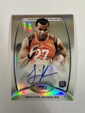 2012 Topps Platinum Jermaine Kearse RC Auto Rookie Card #159 Seahawks Autograph. rookie card picture
