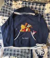 Vintage Winnie The Pooh  Best friends  Fleece Hoodie, Size S