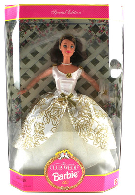 Club Wedd Barbie Brunette Doll Target Special Edition 1997 #19718 Girl Gift Play