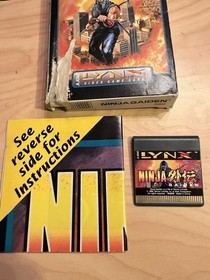 Atari Lynx Lot: Toki + Ninja Gaiden w/ Boxes, Manuals/Inserts (1992)
