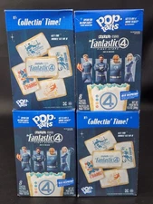 Pop Tarts Marvel Fantastic 4 Frosted Blue Raspberry, 4 Boxes, 8 Per Box NEW