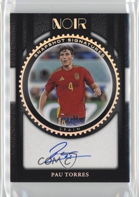 2024-25 Panini Noir Snapshot Signatures 12/99 Pau Torres #SP-PT Auto 2oh