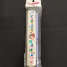 Bandai Crayon Shin Chan Chopsticks Set Japanese Made Retro New Authentic