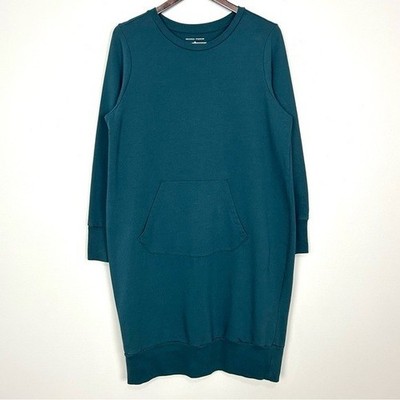 Universal Standard Bree Sweatshirt Dress Women s Size 12 Long Sleeves Terry Knit