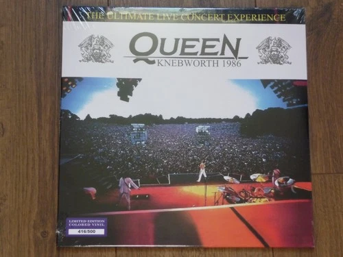 QUEEN - Knebworth 1986   LTD EDITION  12" PURPLE  VINYL     # 416 /500    SEALED