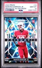 2024 Panini Prizm Marvin Harrison Jr. Silver Prizmatic Rookie #12 PSA 10