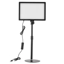 Desktop LED Video Light 15W LED Fill Light Panel With Metal Light Stand IRNB