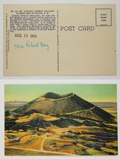 MT. CAPULÍN Volcán Extinto Monumento Nacional Nuevo México Lino Postal 1954
