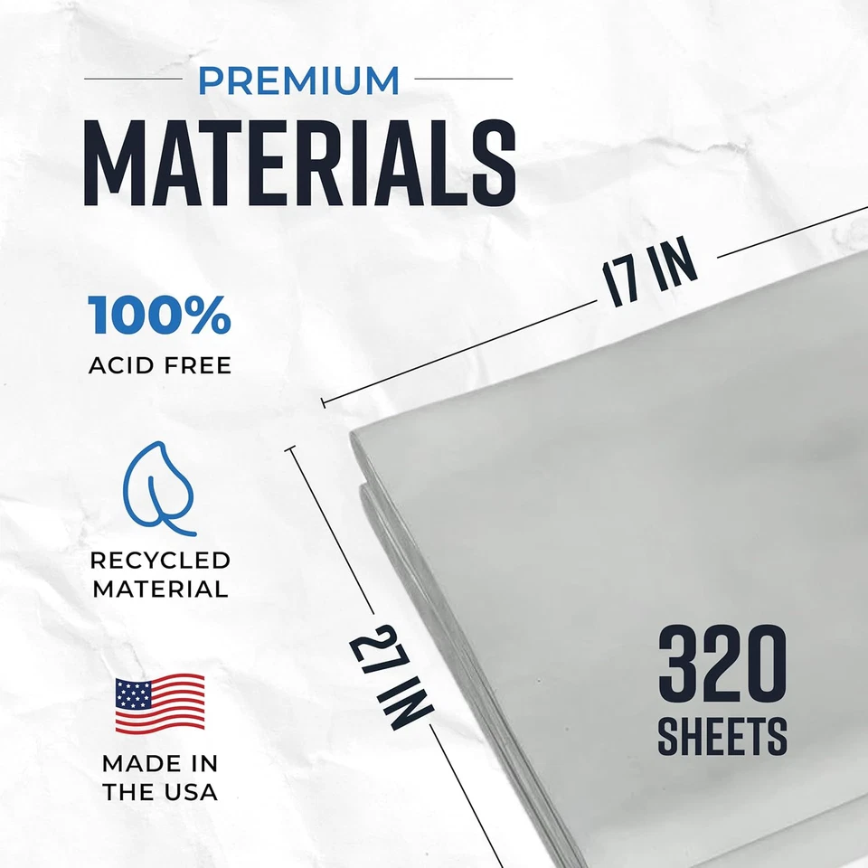 Bryco Goods Newsprint Packing Paper Sheets for Moving - 10Lb - 320 Sheets of New - Image 3 of 4