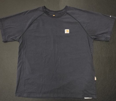 Carhartt FR Force Shirt Mens XL Blue Flame Resistant Workwear CAT 1 Tee Crew