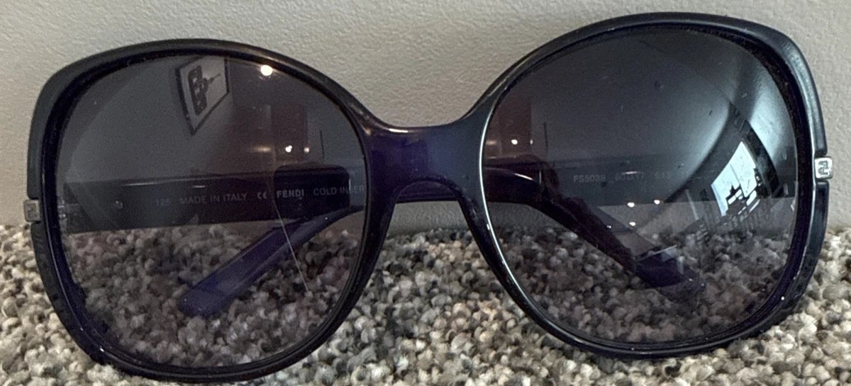 Fendi Round Eye Purple Women\'s Sunglasses Round Black Fendi Sunglasses Purple Lens Women main image 3