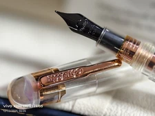 Conklin All American Ltd Edition 1898 Demo Fountain Pen Gift Set, Rose Gold, New