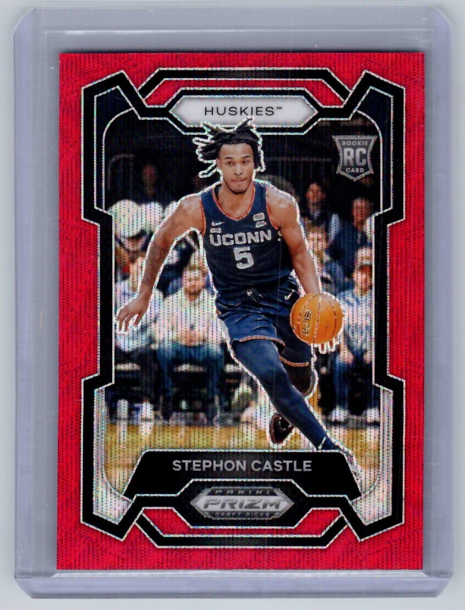 2024 Prizm Draft Picks - Stephon Castle #17 Red Wave Prizm (RC)