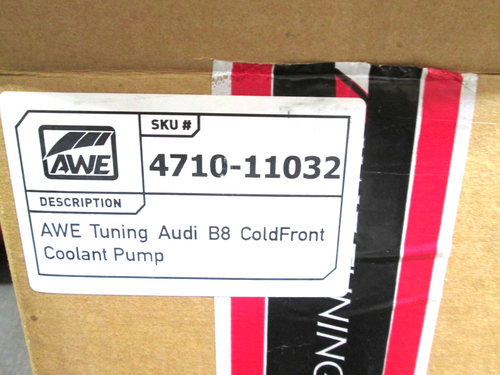 AWE Tuning Cold FRONT Engine Coolant PUMP (4710-11032) for Audi B8 3.0T NEW - Foto 2 di 6