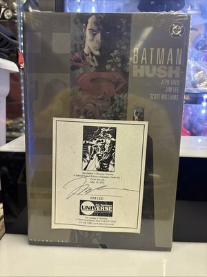 BATMAN 'HUSH' HC VOL 1- A SPECIAL SIGNED EDITION BY JIM LEE 2003 DC COMICS 
