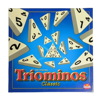     Goliath Triominos Classic Anlegespiel - Weiß | Taktik | TOP Zustand