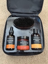 Bath Body Works Men's Collection 4pc Beard Grooming Kit Beard Oil Cream NIP